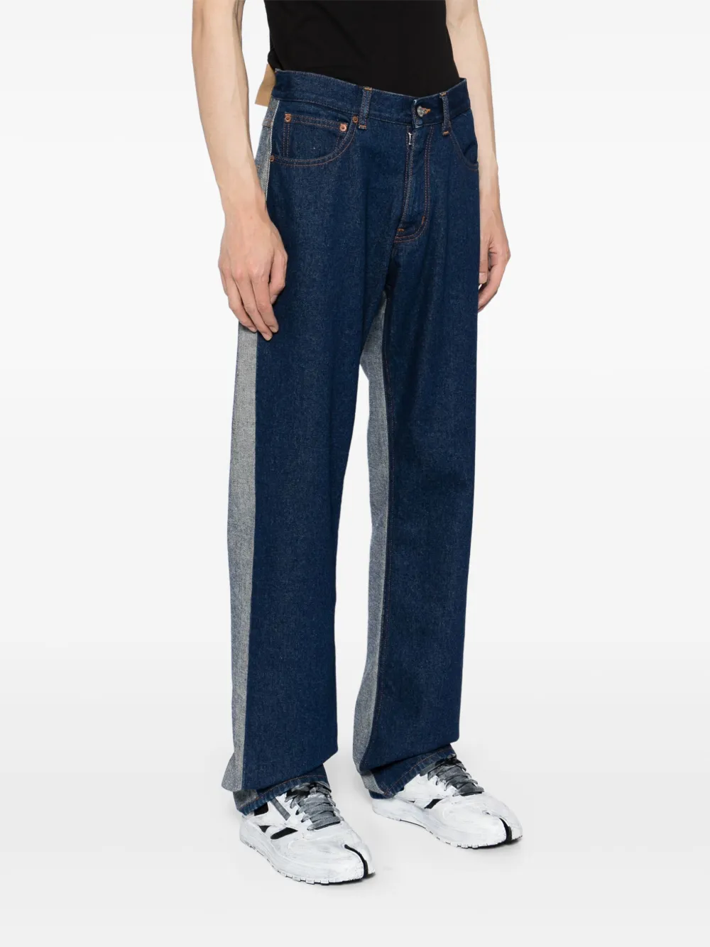 Patched Straight-Leg Jeans - Image 3
