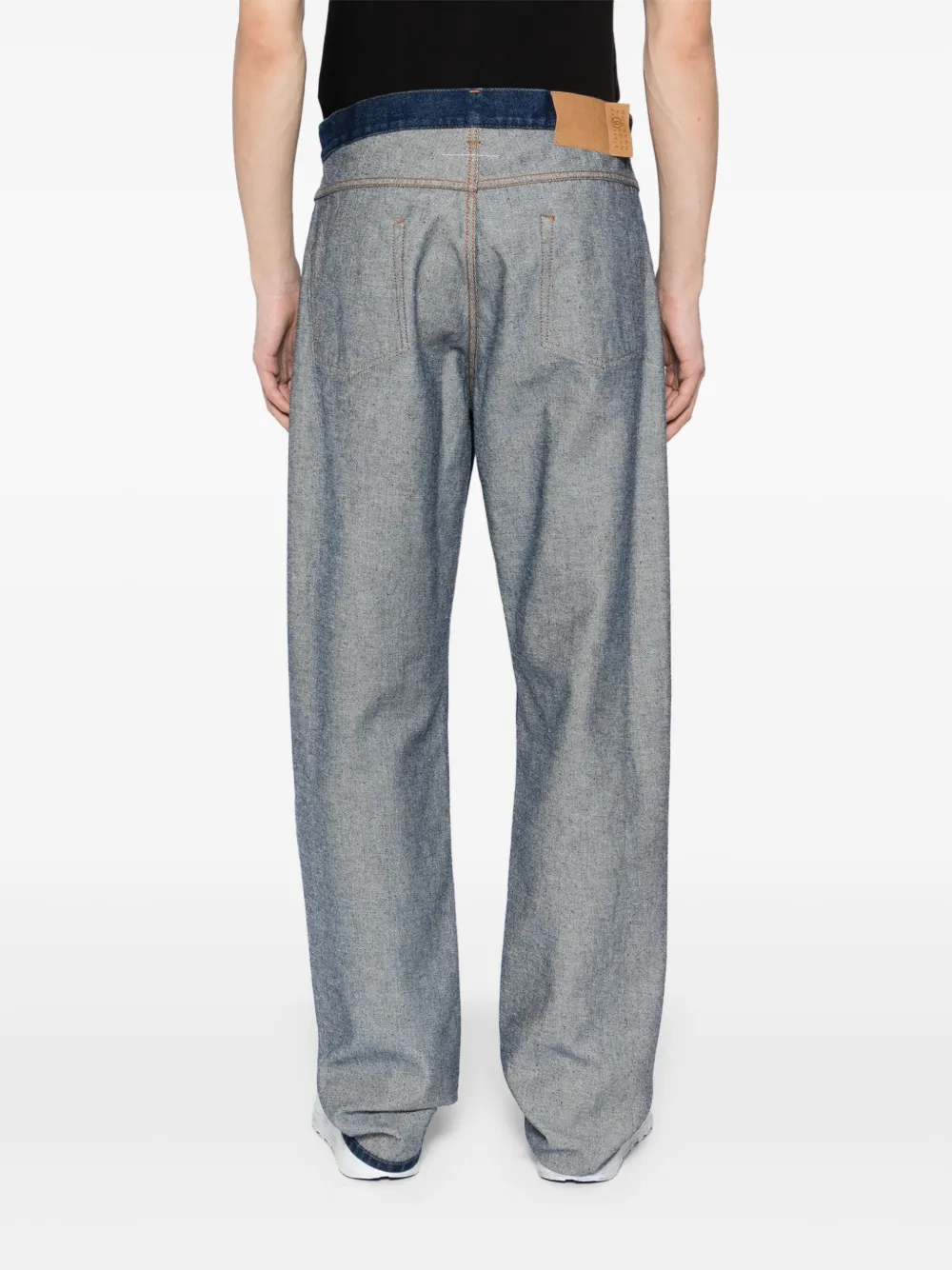 Patched Straight-Leg Jeans - Image 4