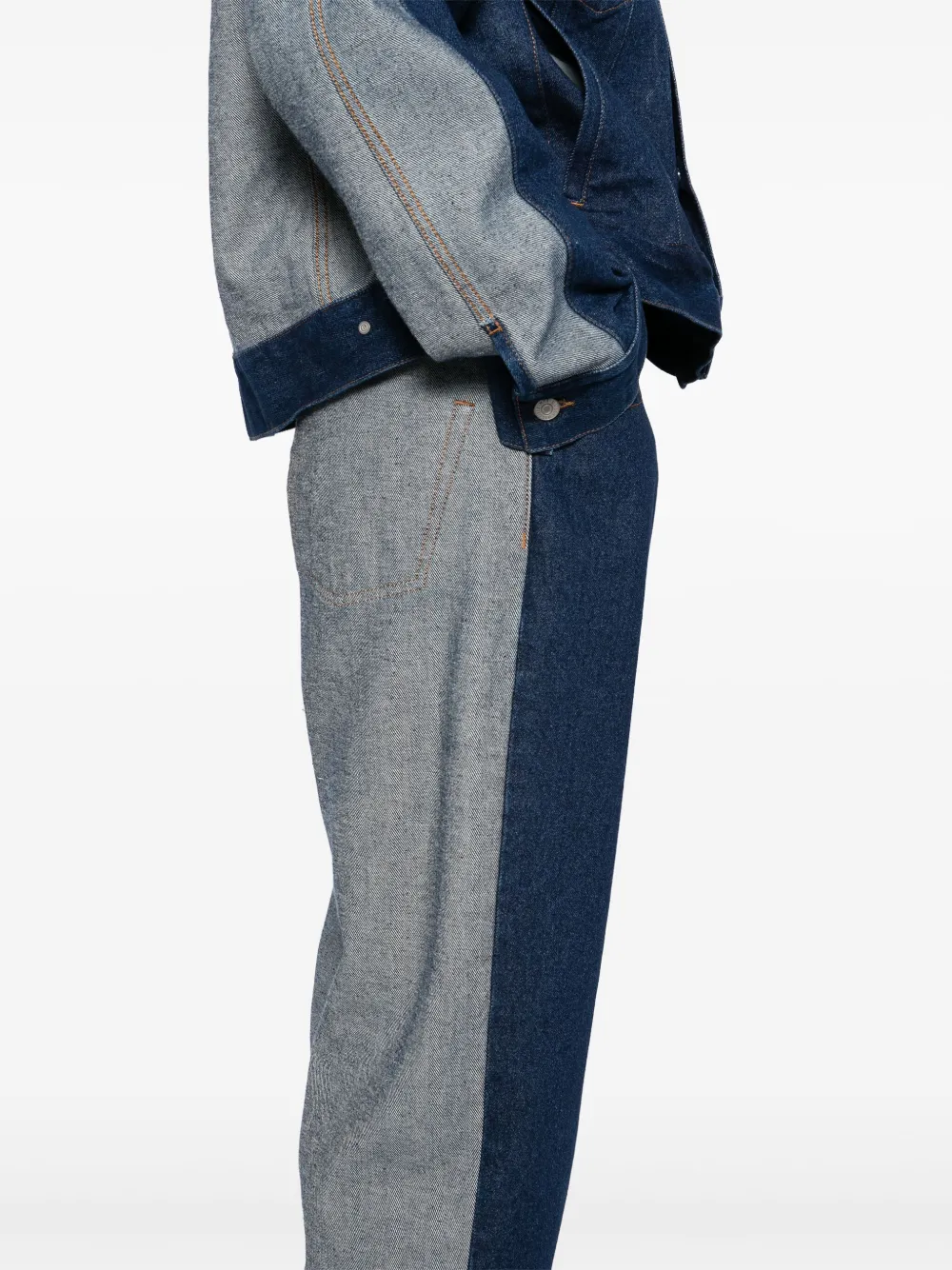 Patched Straight-Leg Jeans - Image 5