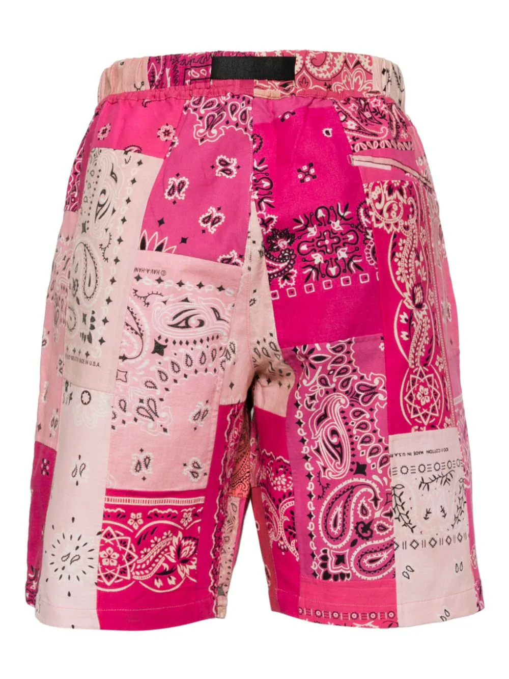 Patchwork Bandana-Print Cotton Shorts - Image 2