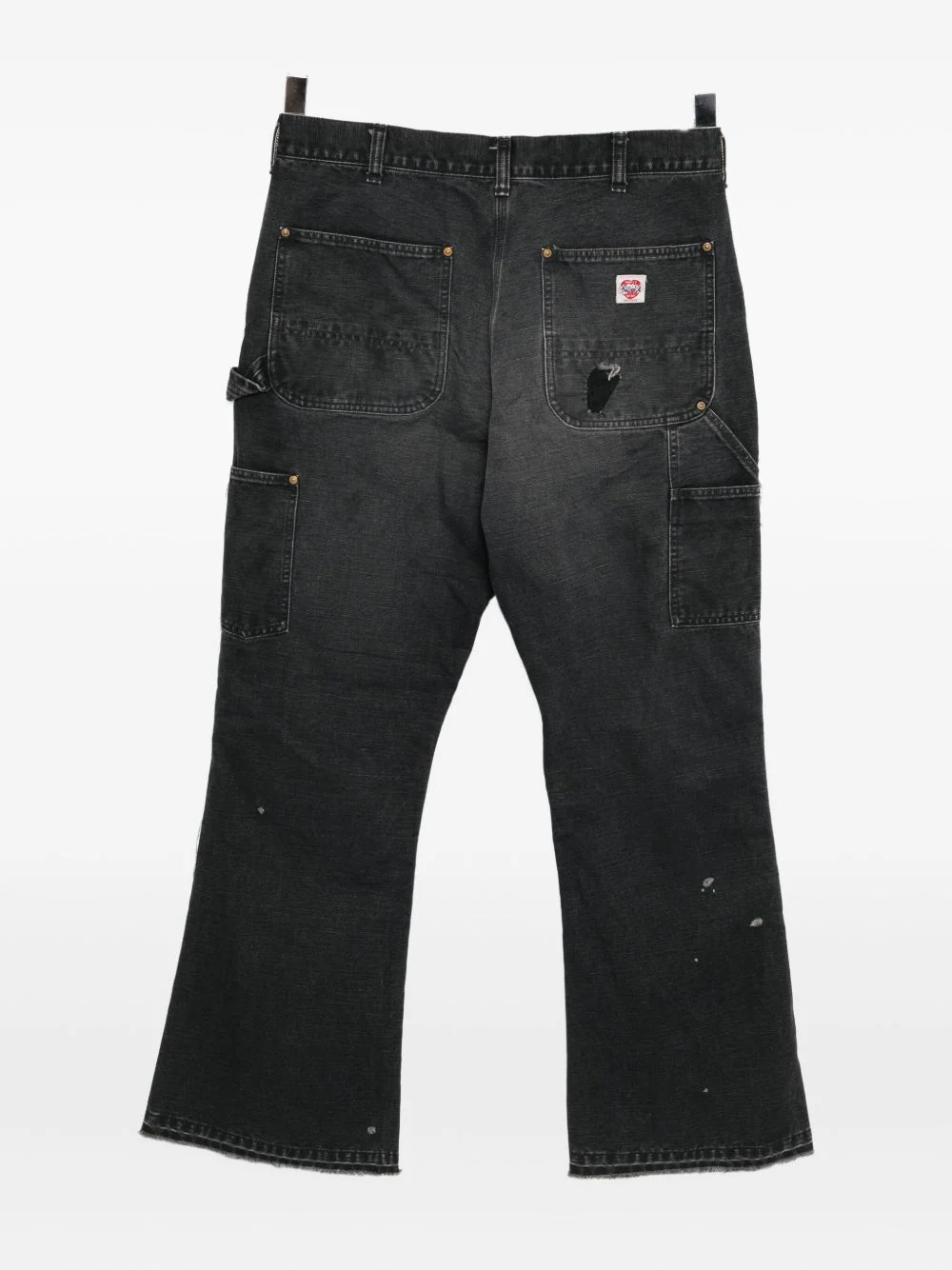 Patchwork Bootcut Jeans - Image 2