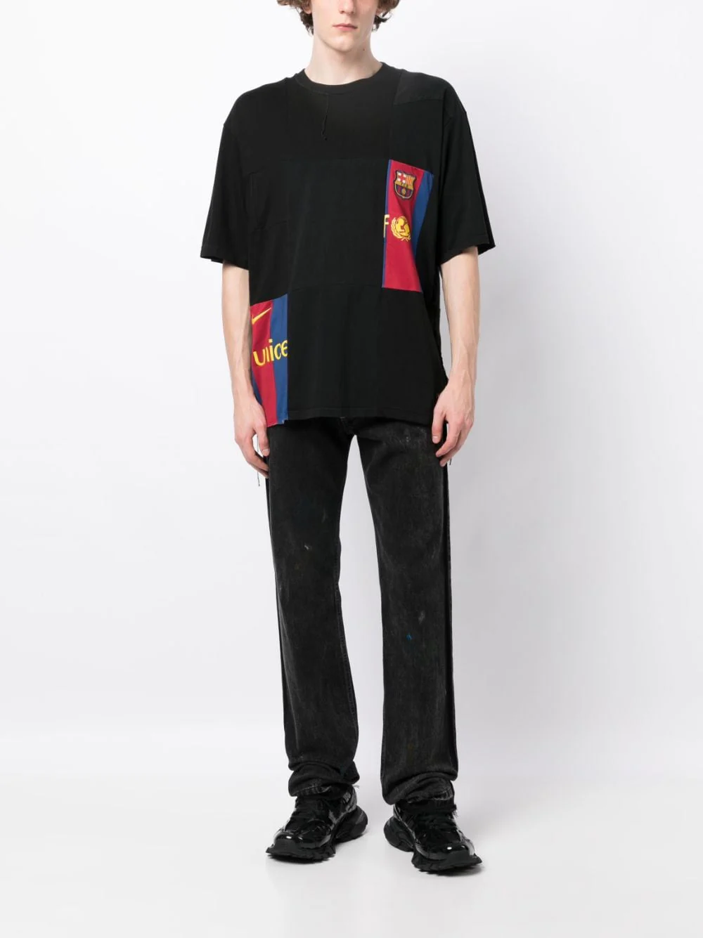 Patchwork Cotton T-Shirt - Image 4
