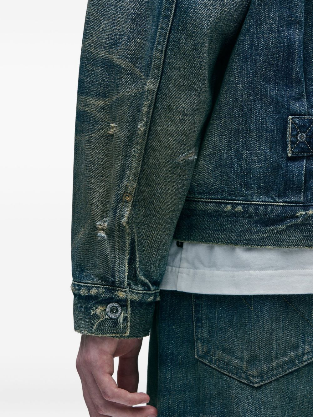 Patchwork Denim Jacket - Image 3