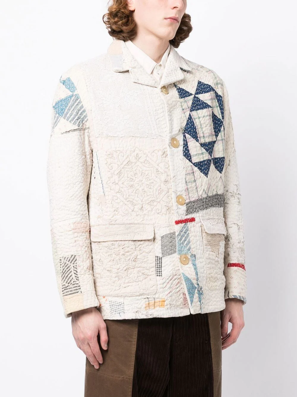 Patchwork-Design Jacket - Image 4
