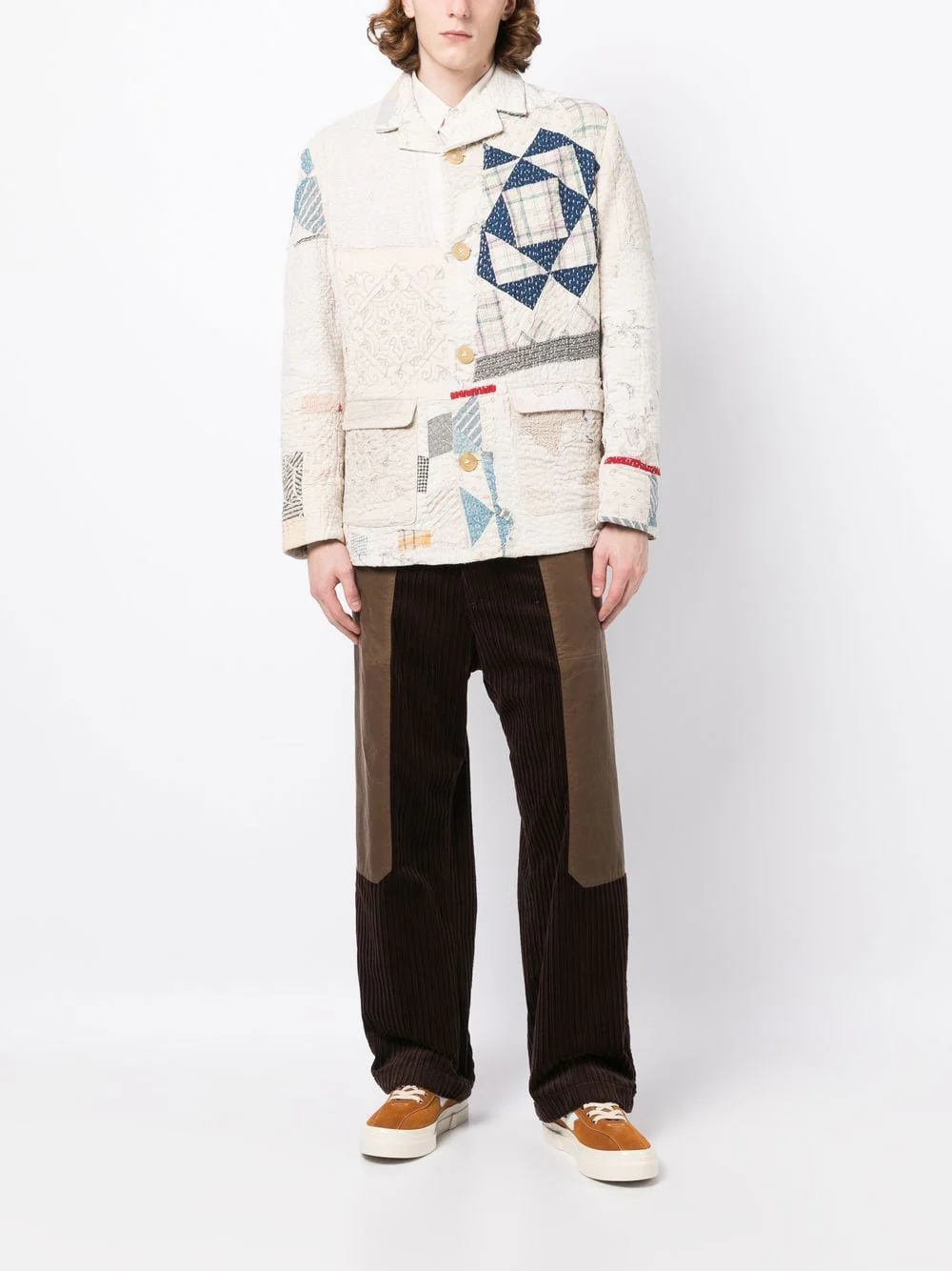 Patchwork-Design Jacket - Image 5