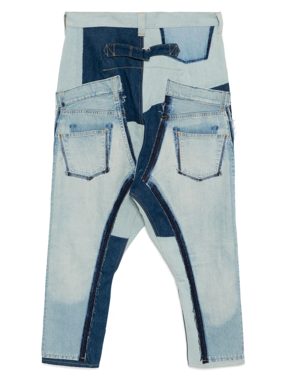 Patchwork Panelled Jeans - Image 2