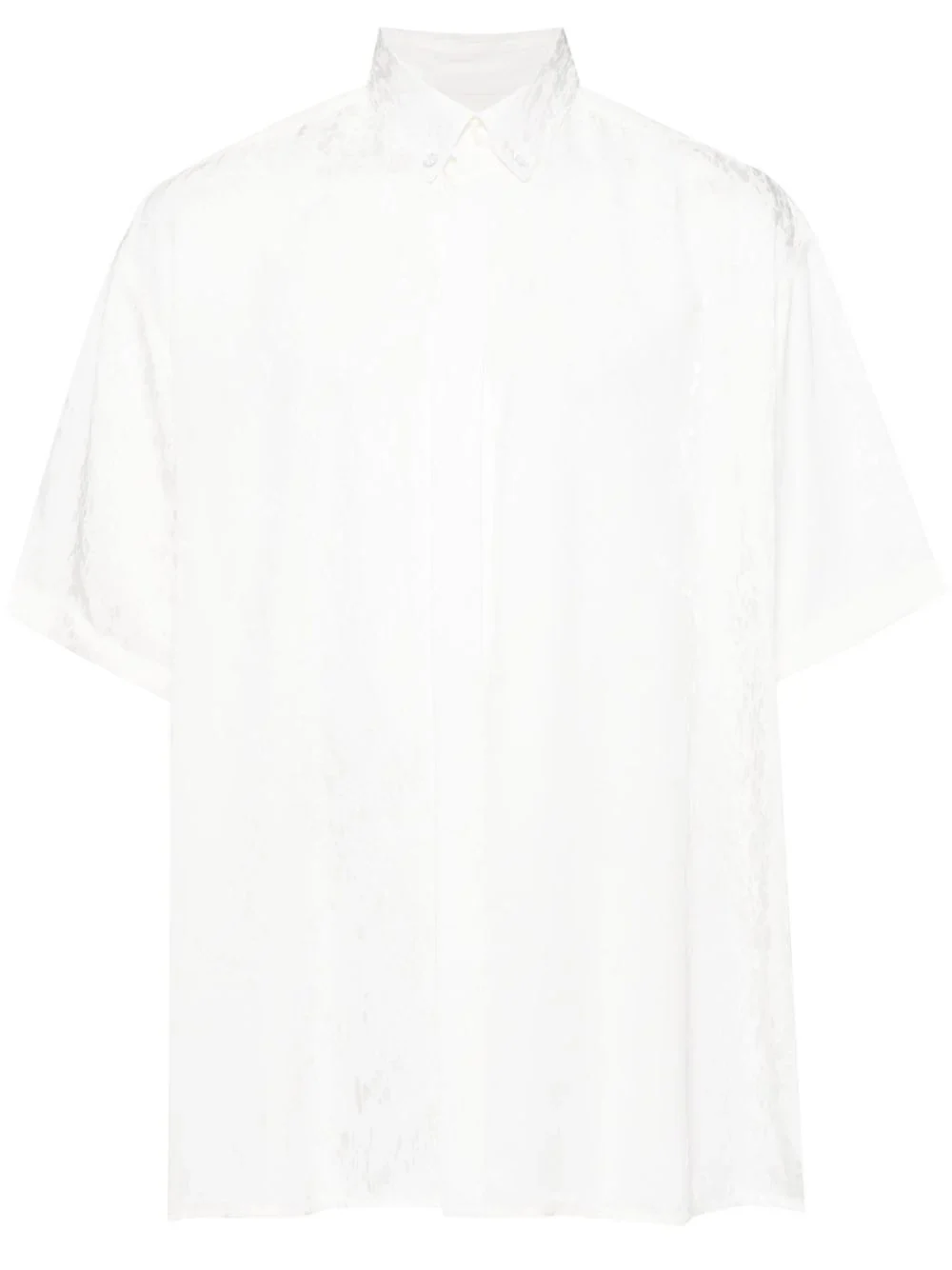 Patterned-Jacquard Shirt
