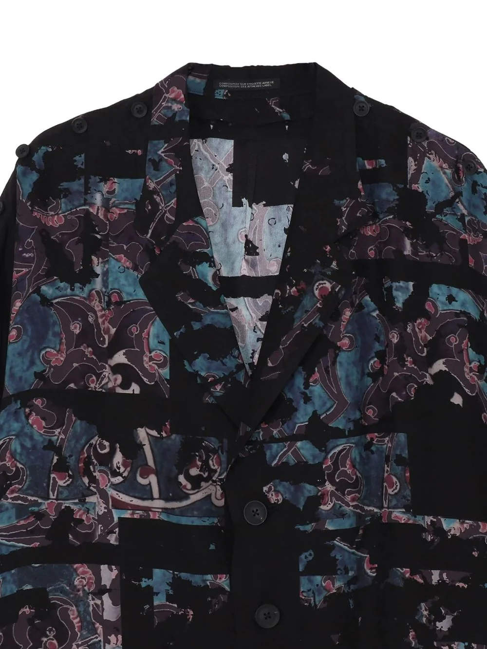 Patterned Silk Jacket - Image 3