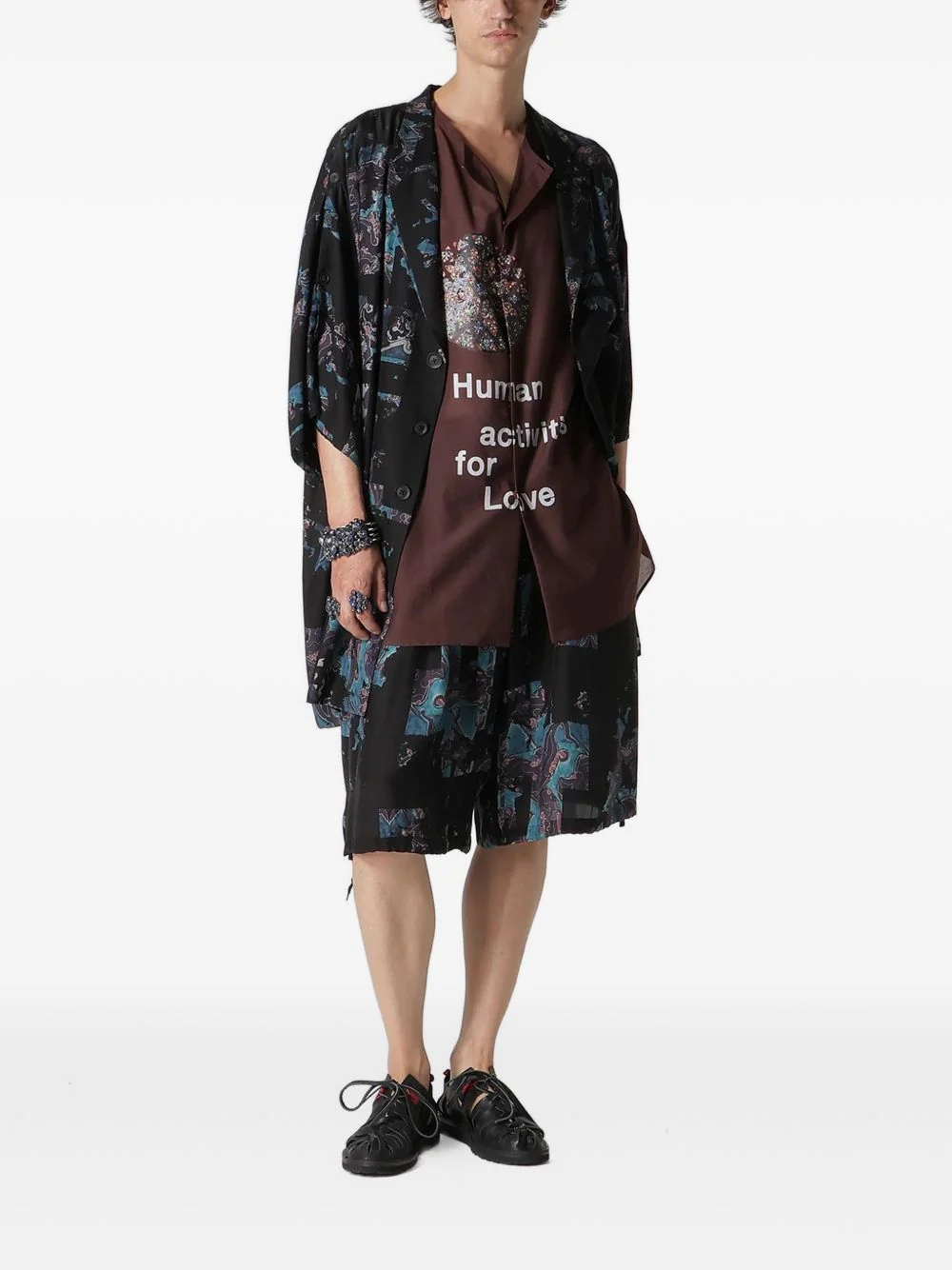 Patterned Silk Jacket - Image 4
