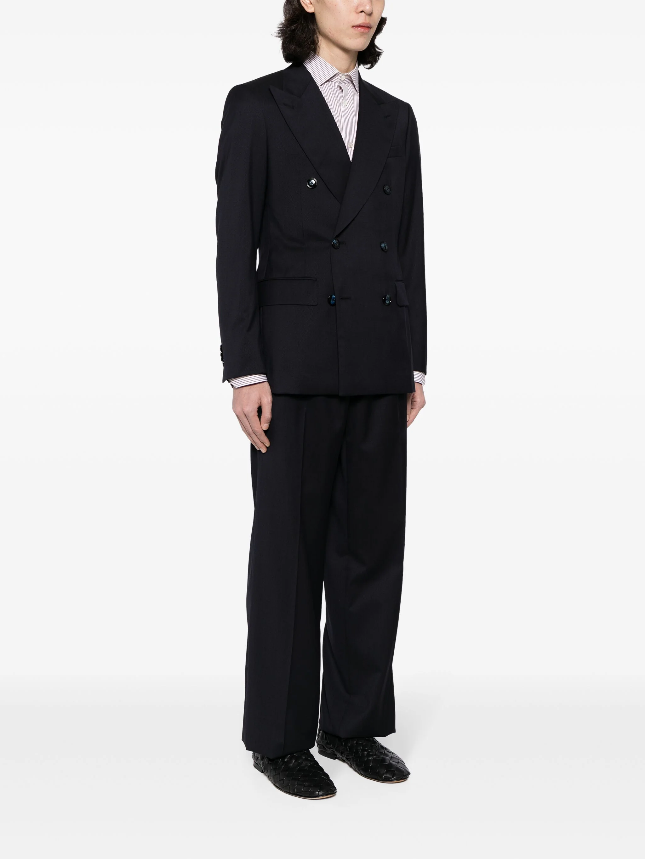 Peak-Lapel Double-Breasted Suit - Image 3