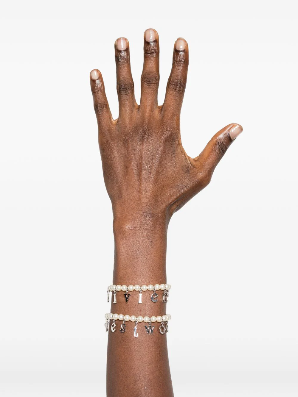 Pearl Charm Bracelet (Set Of Two) - Image 2