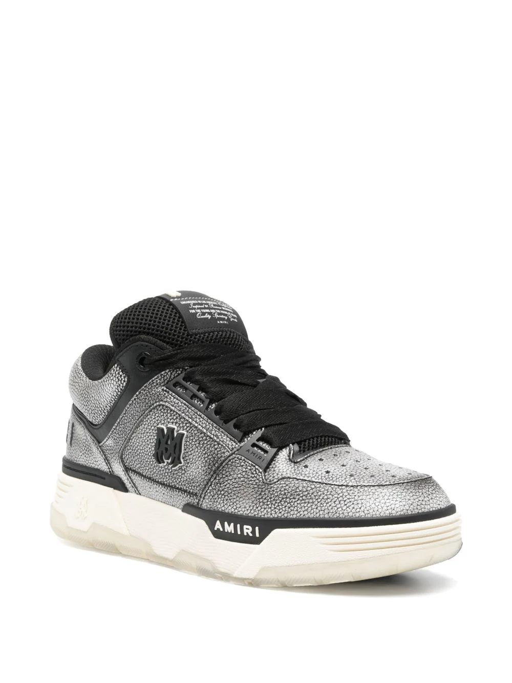 Pebbled Low-Top Trainers - Image 4