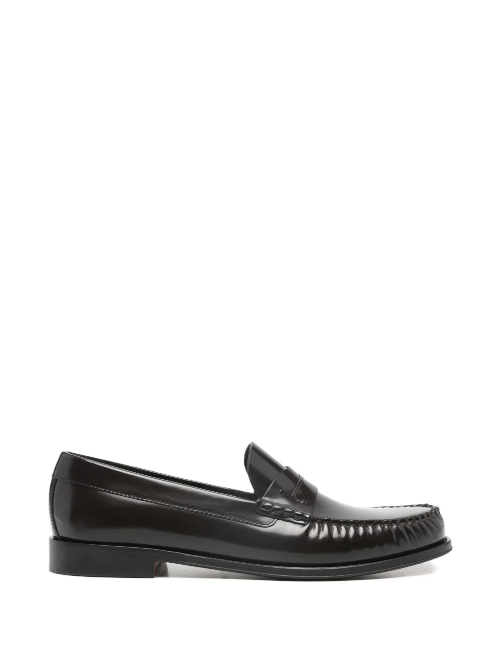 Penny-Detail Flat Shoes