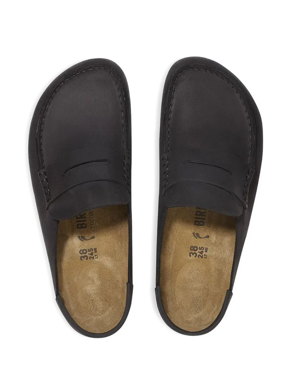 Penny-Strap Leather Slides - Image 2