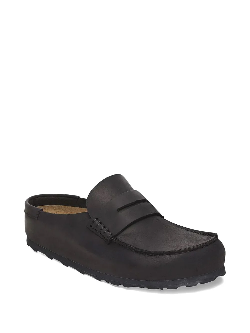 Penny-Strap Leather Slides - Image 3