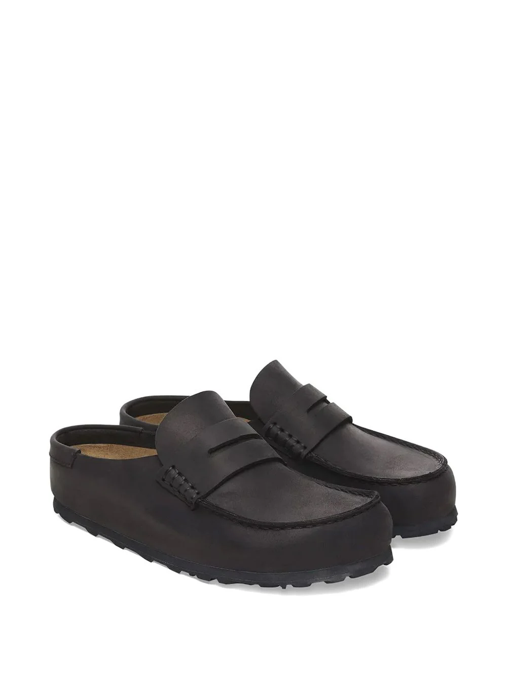 Penny-Strap Leather Slides - Image 5