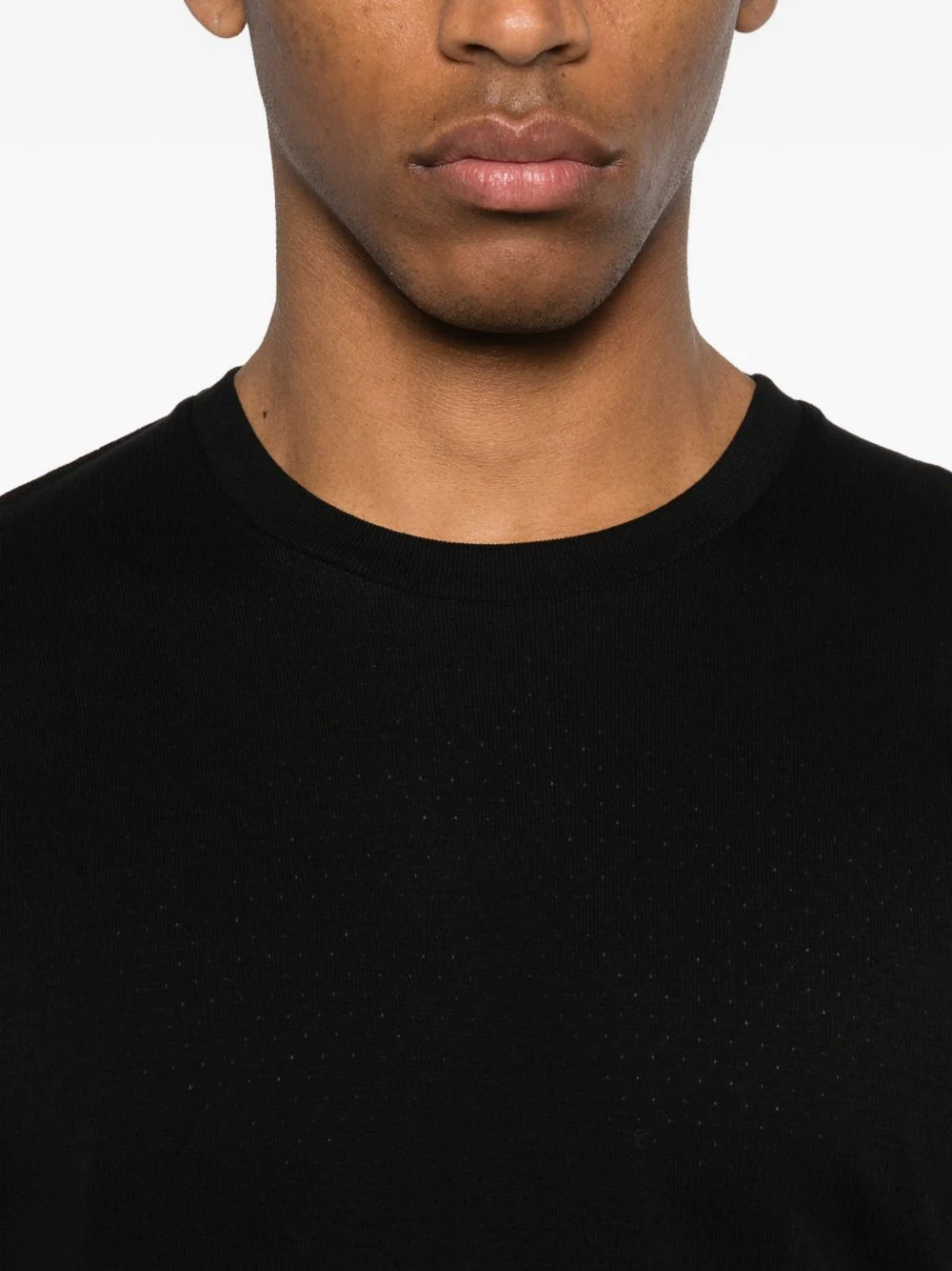 Perforated Crew-Neck T-Shirt - Image 2
