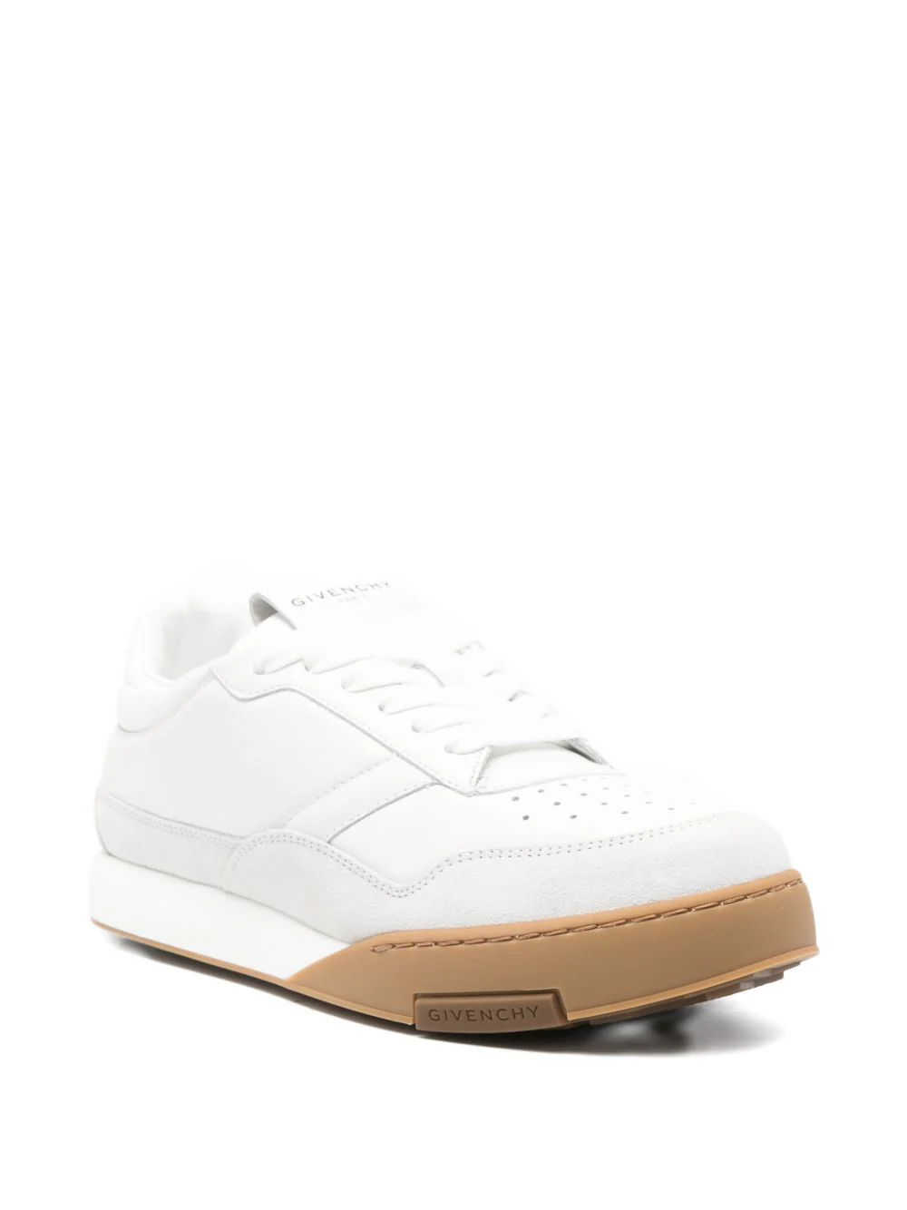 Perforated-Detail Panelled Sneakers - Image 2