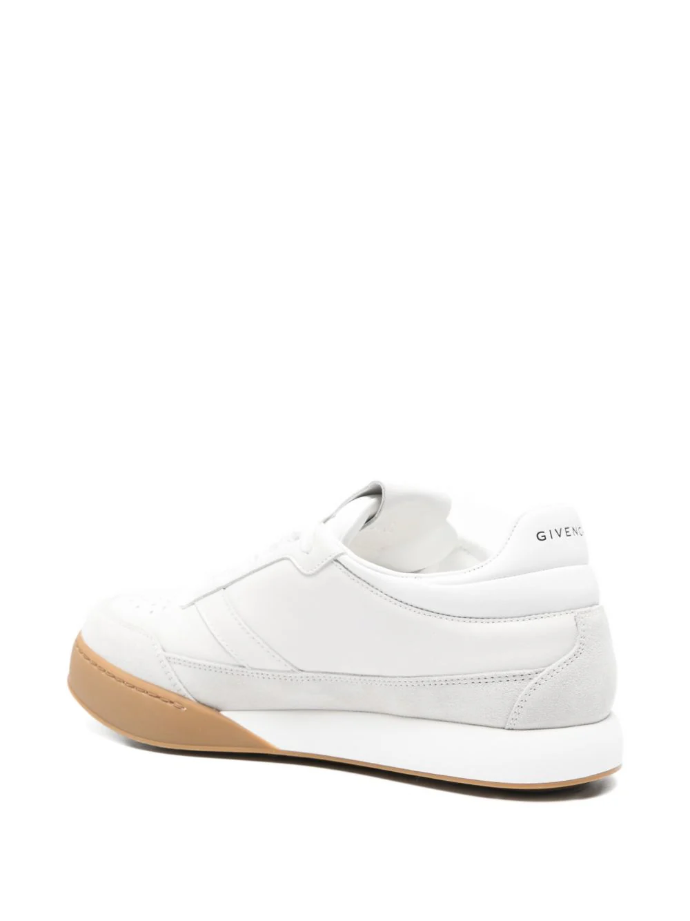 Perforated-Detail Panelled Sneakers - Image 3