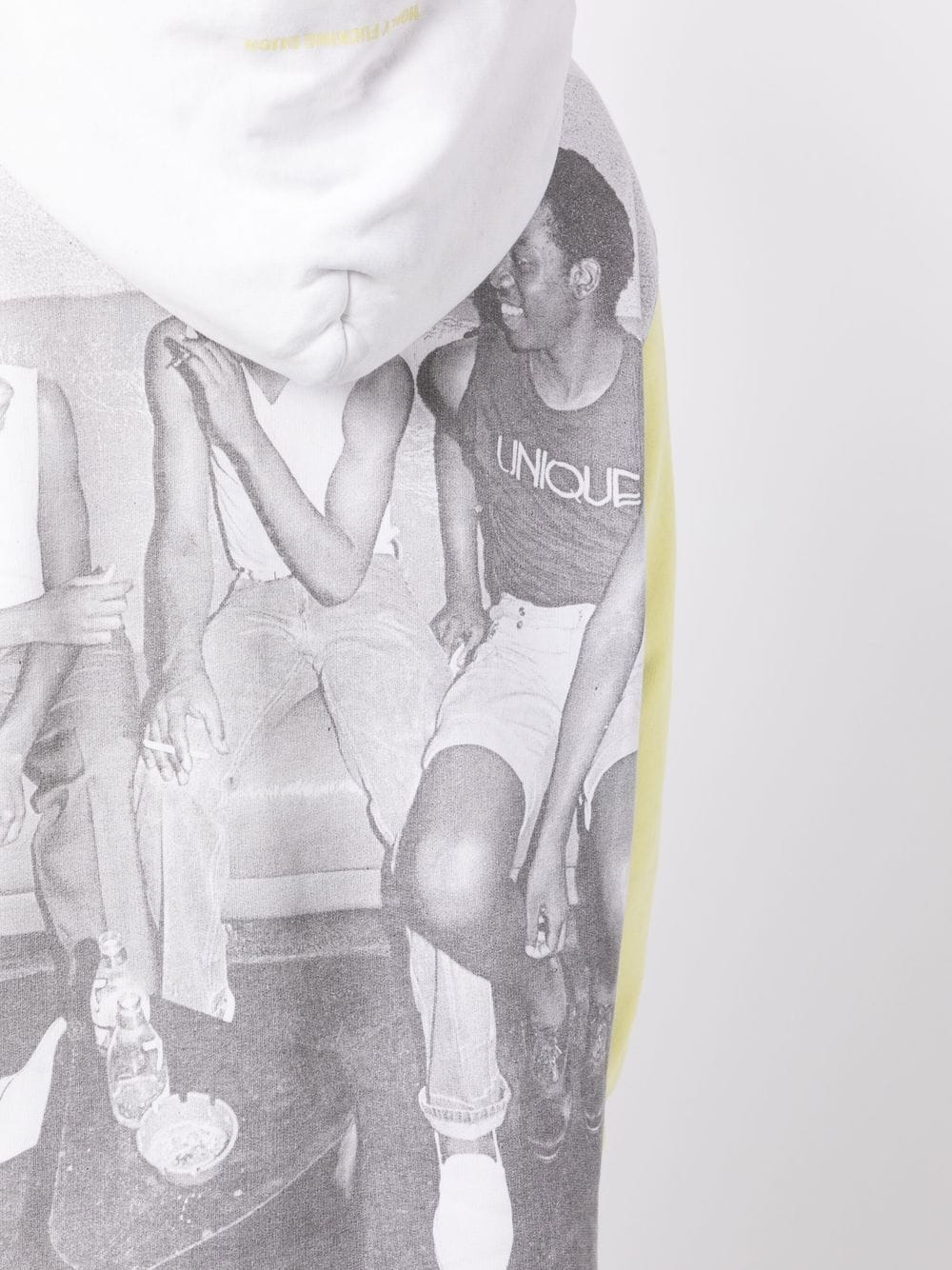 Photograph-Print Colour-Block Hoodie - Image 4