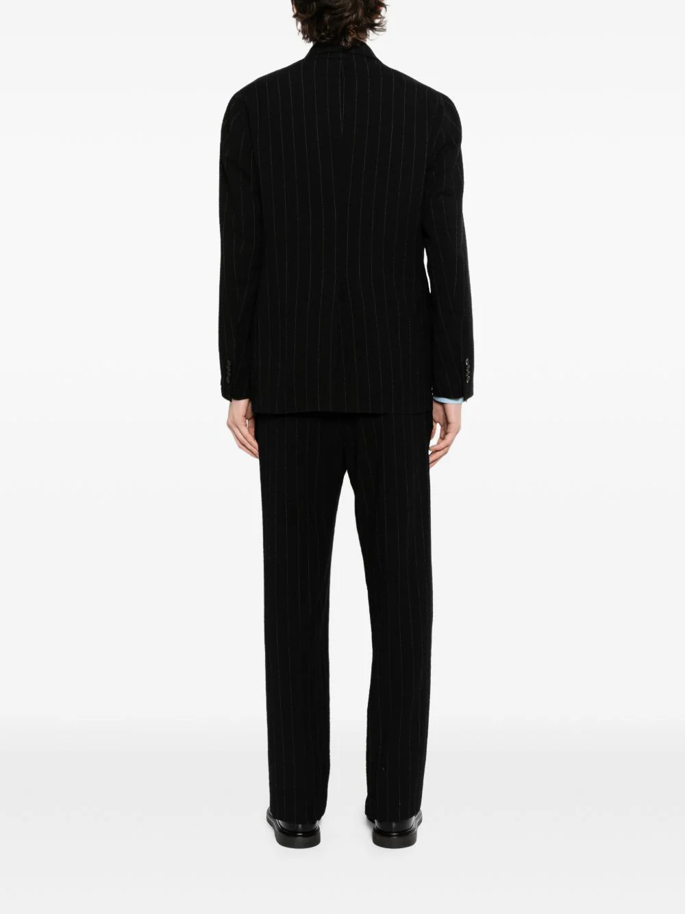 Pinstripe Double-Breasted Suit - Image 5