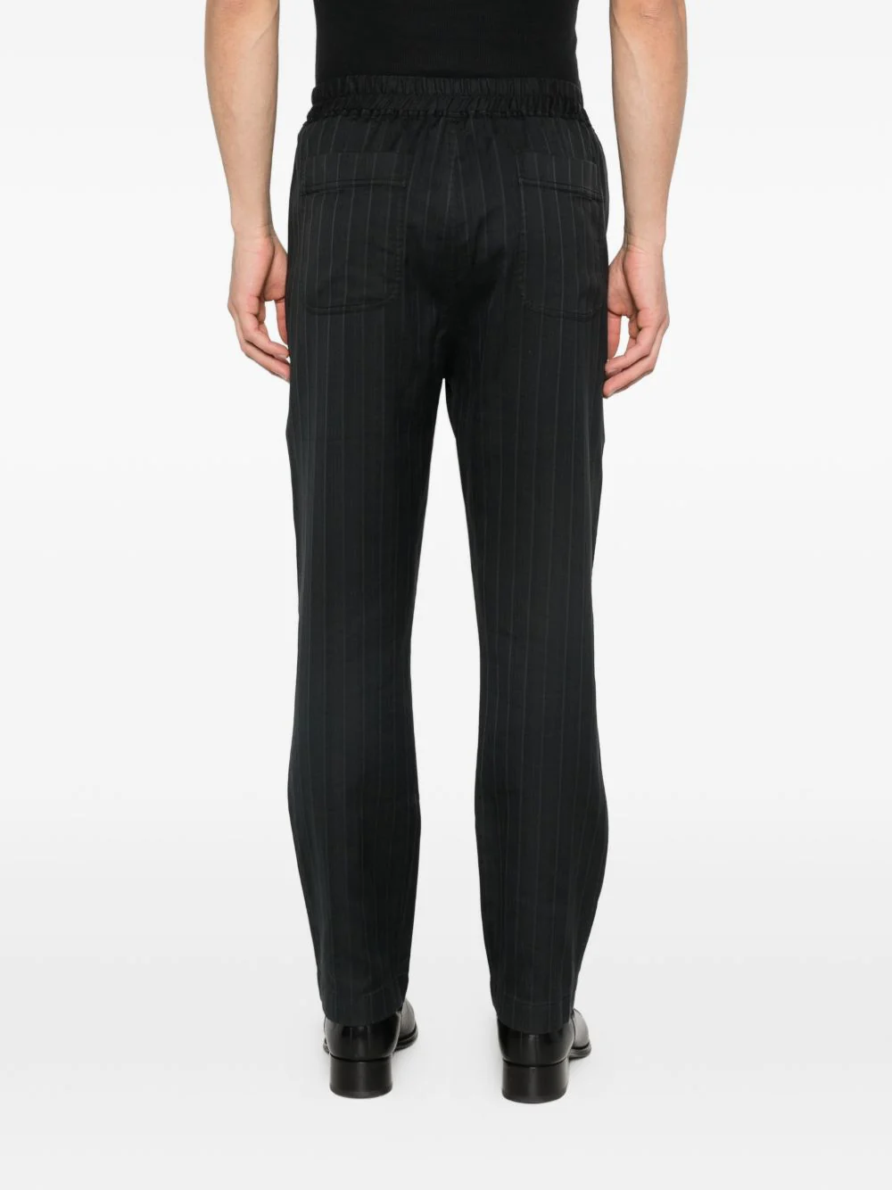 Pinstripe Elasticated Trousers - Image 4