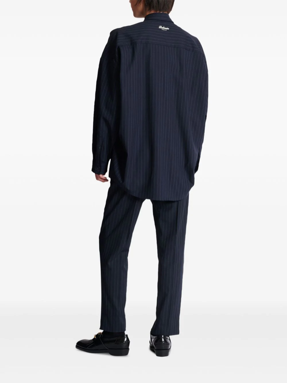 Pinstripe Emblem Shirt - Image 5