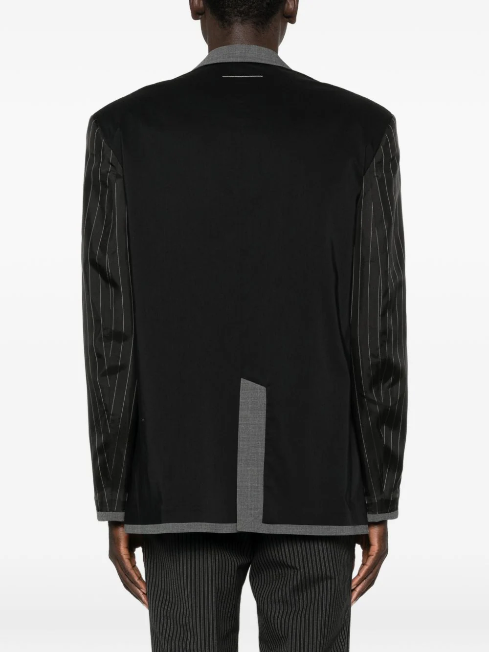 Pinstripe Panelled Blazer - Image 2