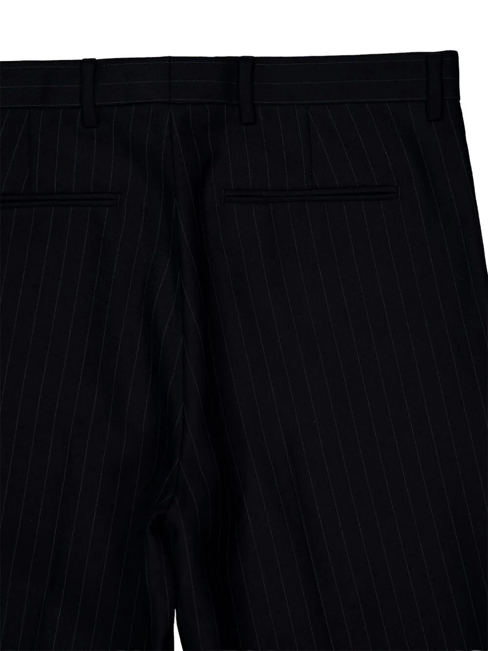 Pinstripe Wool Trousers - Image 2
