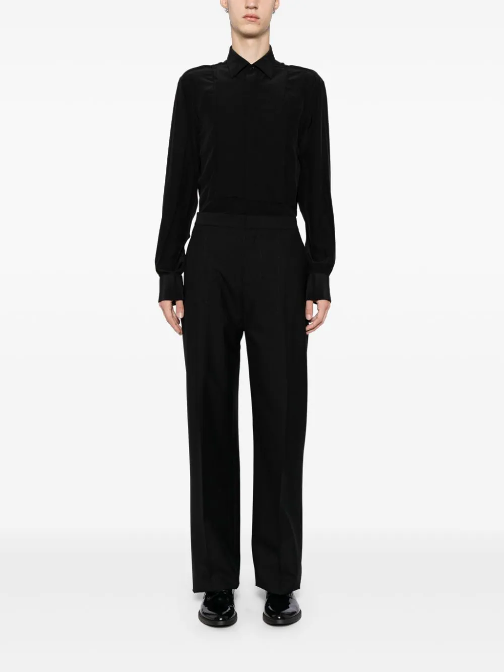 Plastron Silk Shirt - Image 2