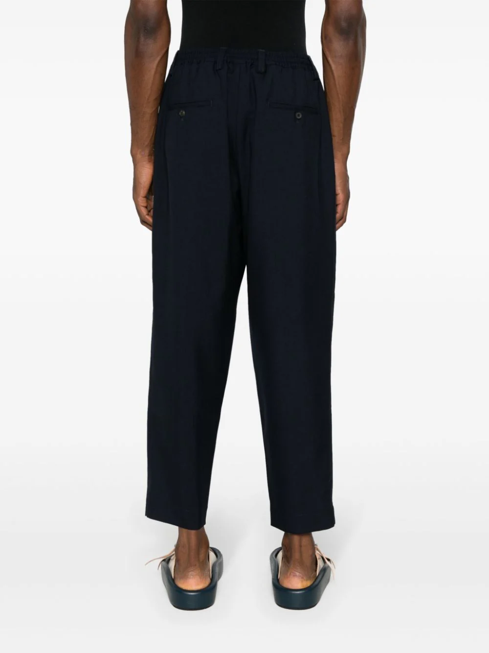Pleat-Detail Tapered Trousers - Image 4