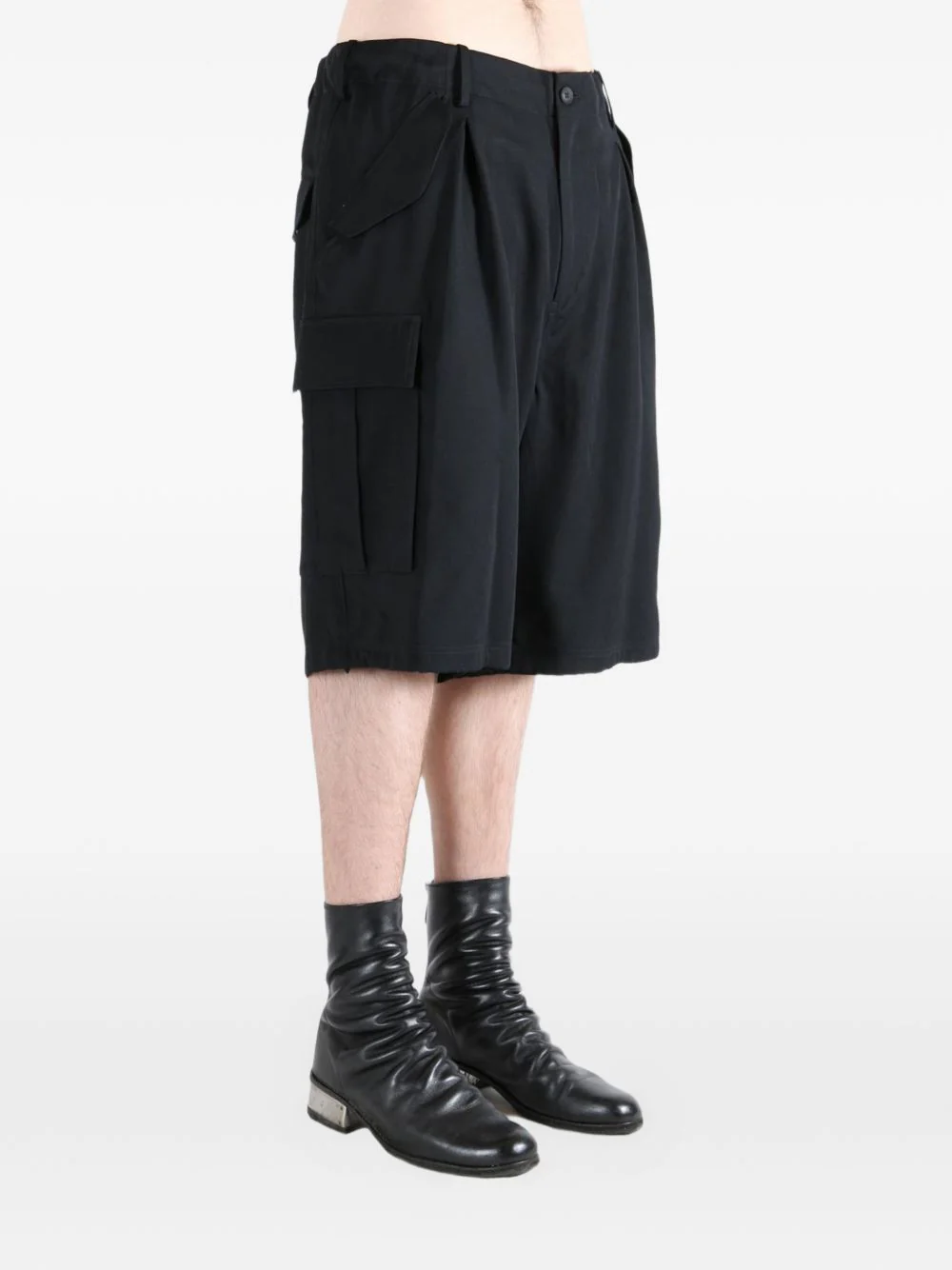 Pleated Cargo Shorts - Image 2