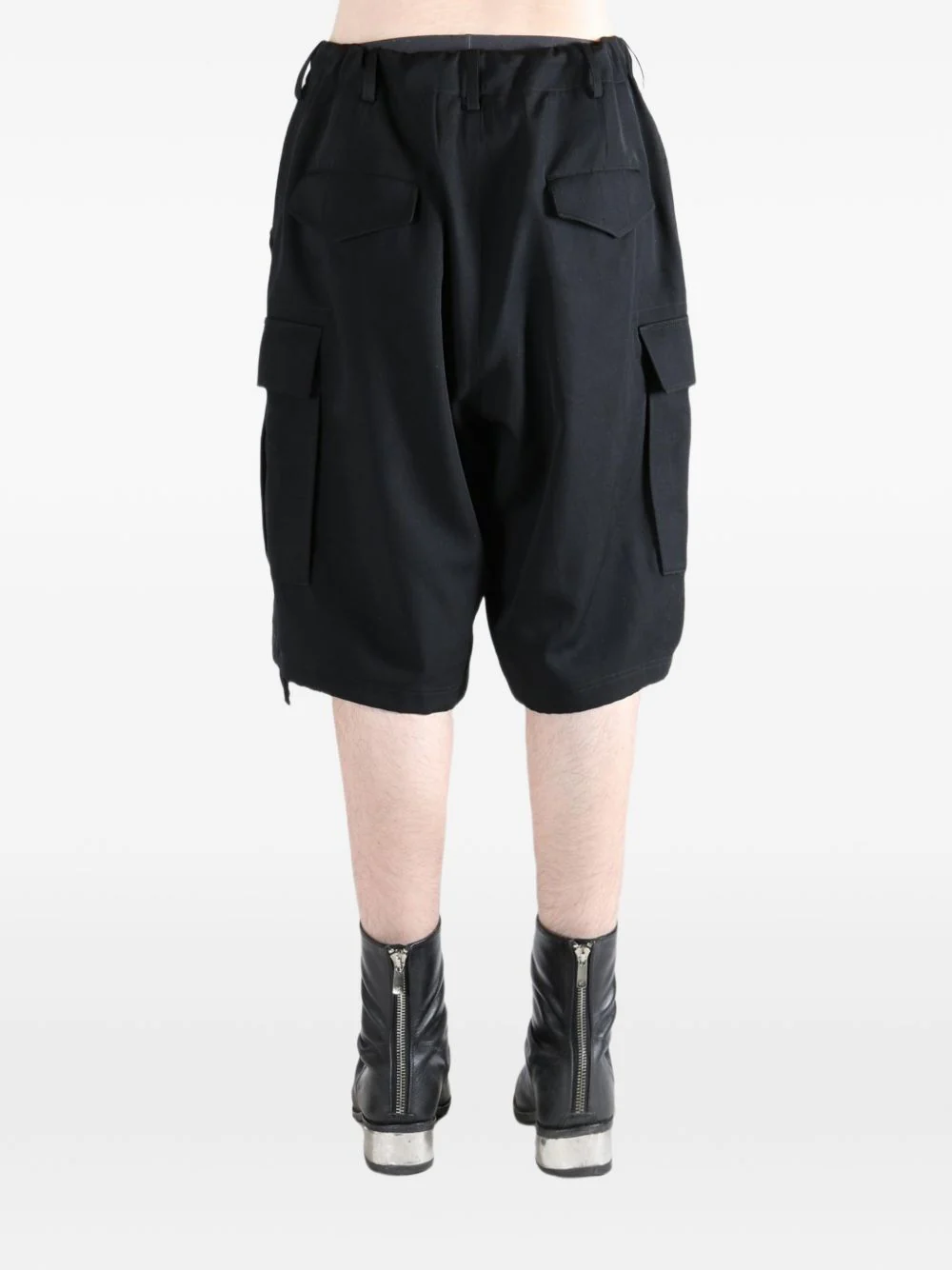 Pleated Cargo Shorts - Image 4