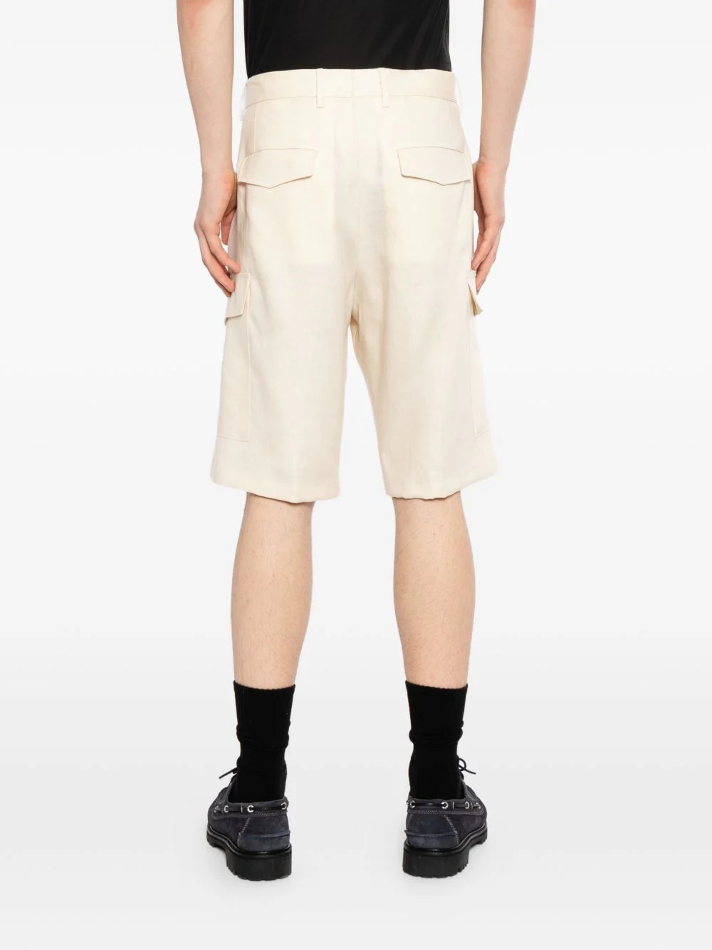 Pleated Cargo Trousers - Image 4