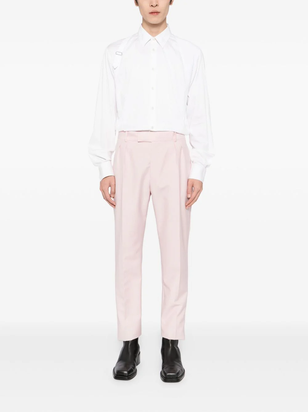 Pleated-Detail Trousers - Image 2