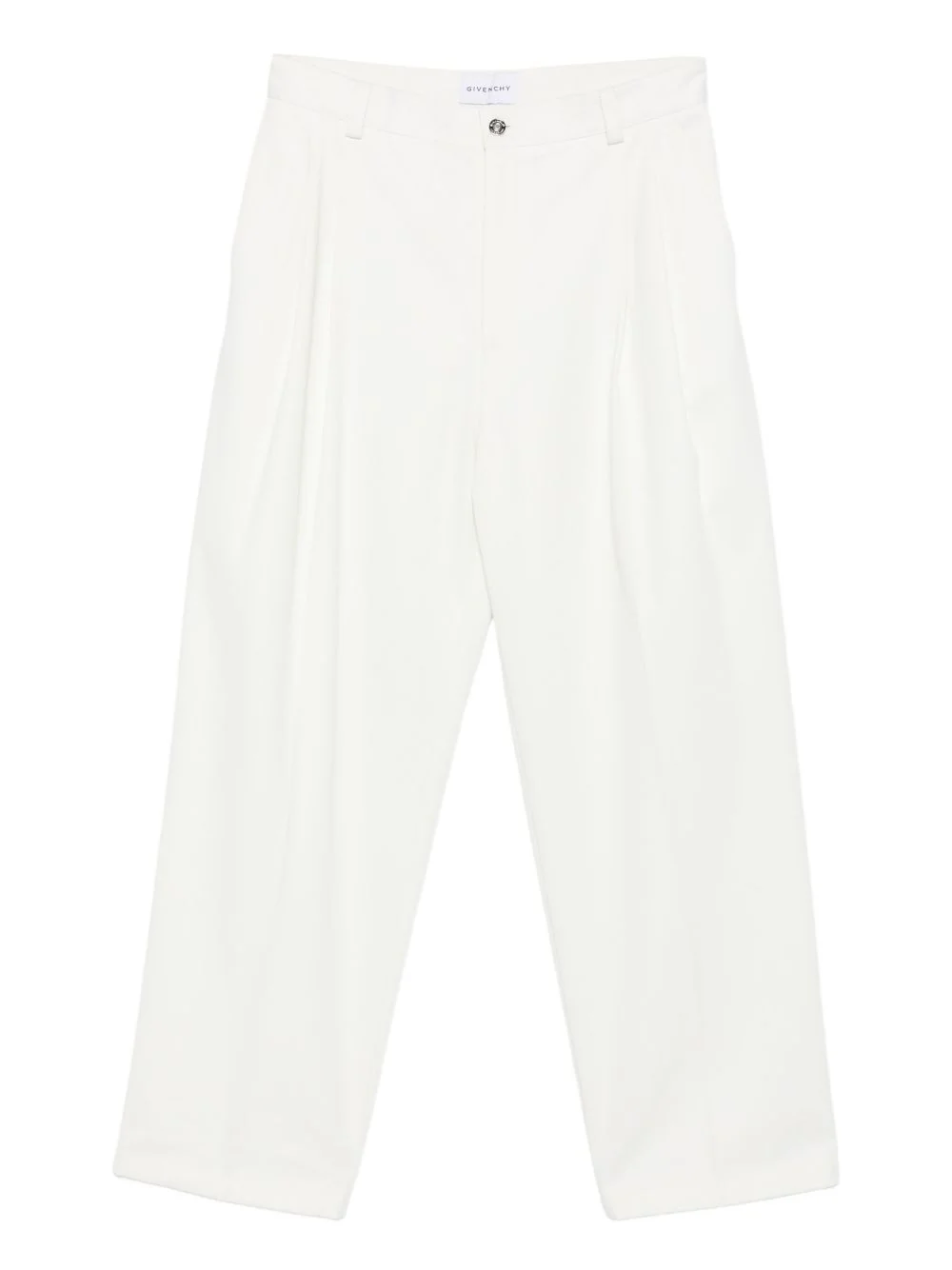 Pleated Wide-Leg Trousers