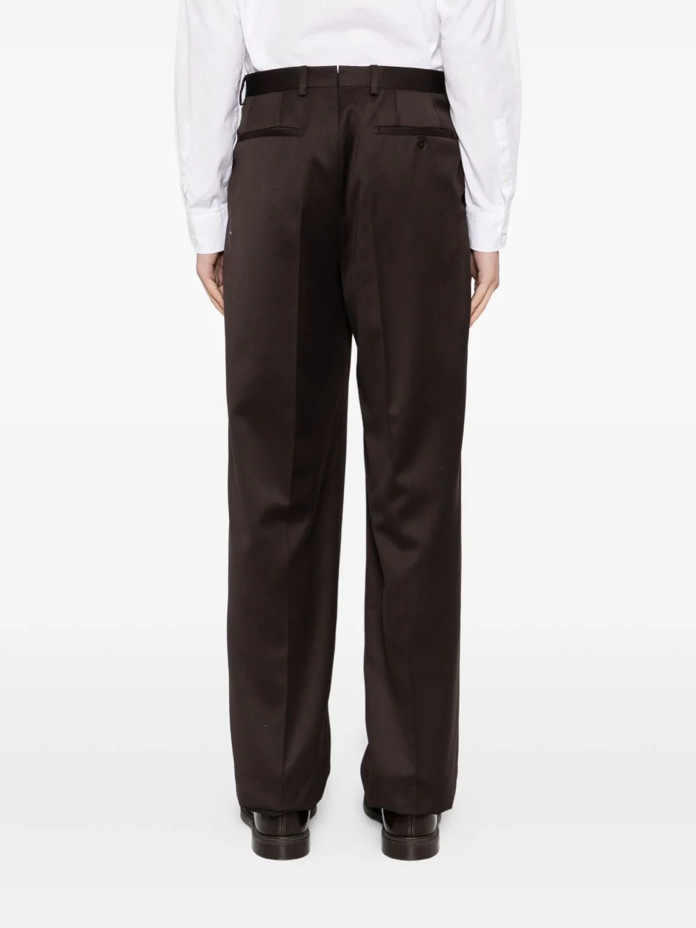 Pleated Wool Trousers - Image 5