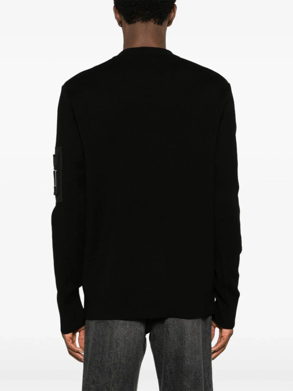 Pocket-Appliqué Wool Jumper - Image 2