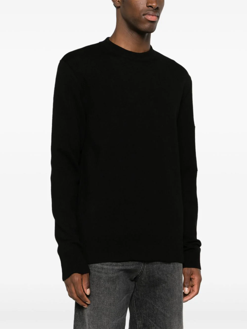 Pocket-Appliqué Wool Jumper - Image 3