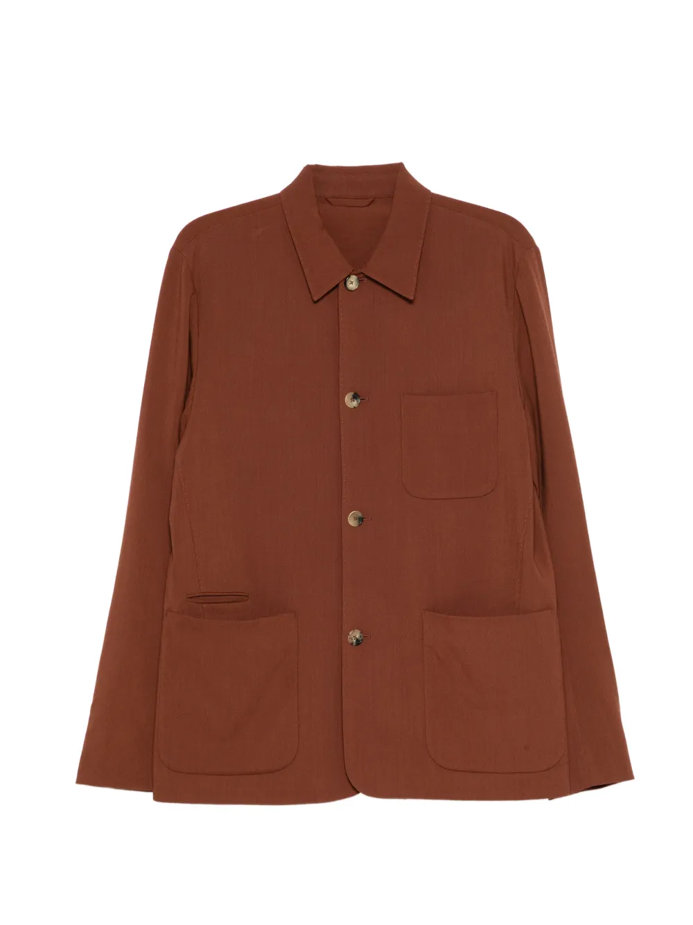 Pocket Long-Sleeve Shirt Jacket