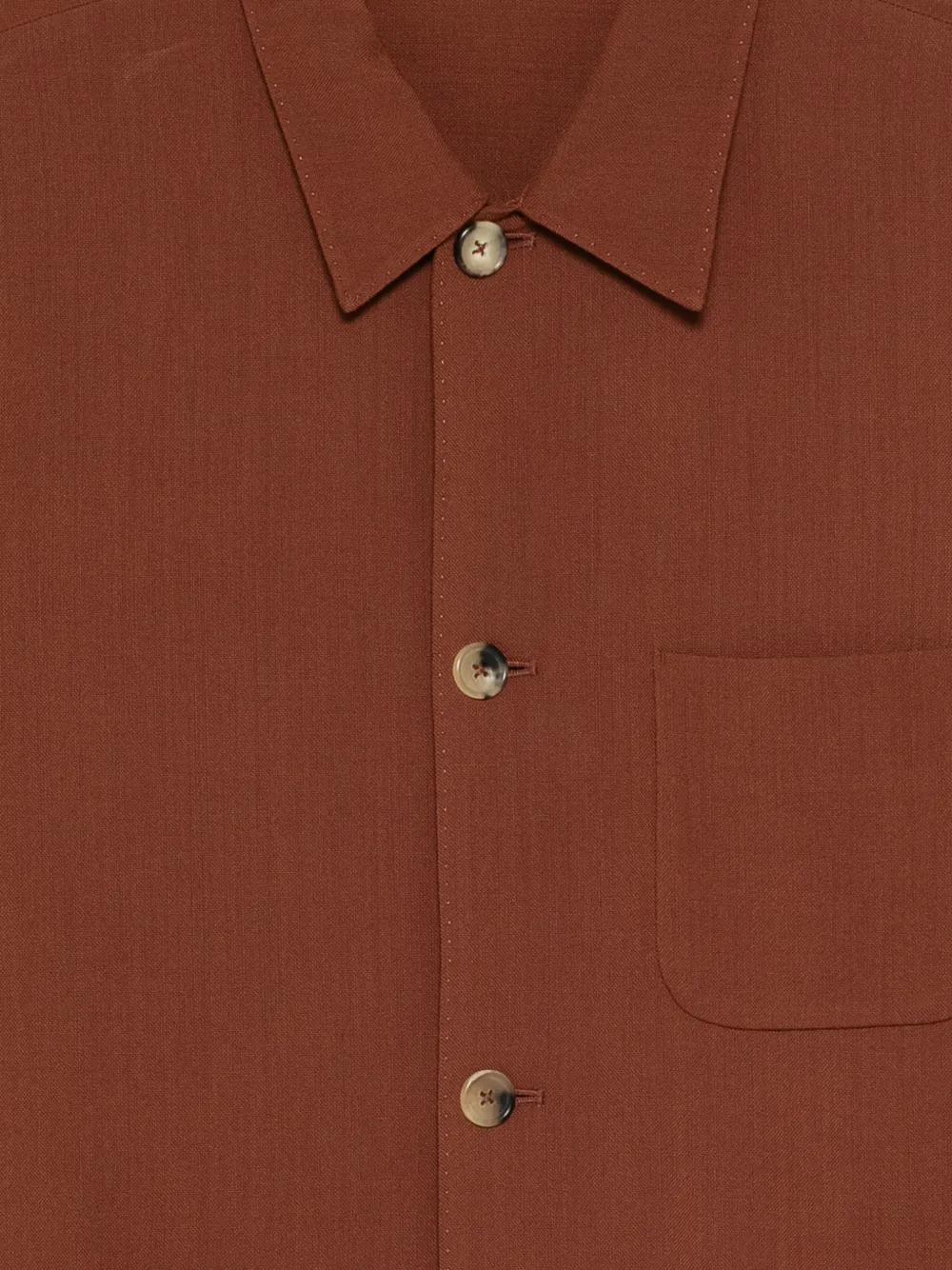 Pocket Long-Sleeve Shirt Jacket - Image 3