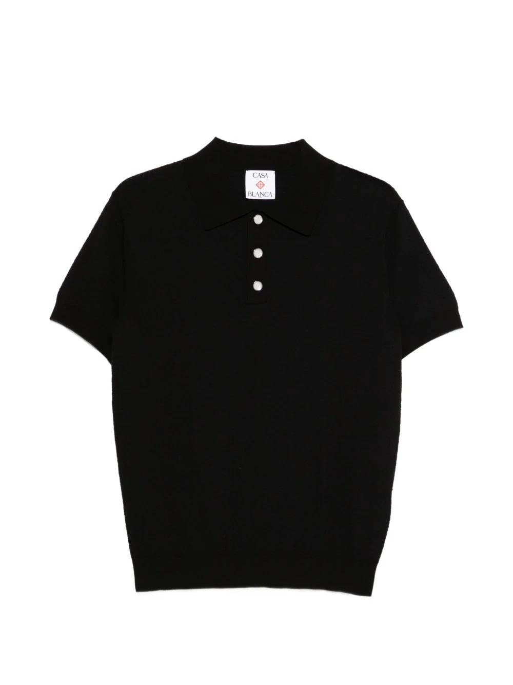 Pointelle Monogram Polo Shirt