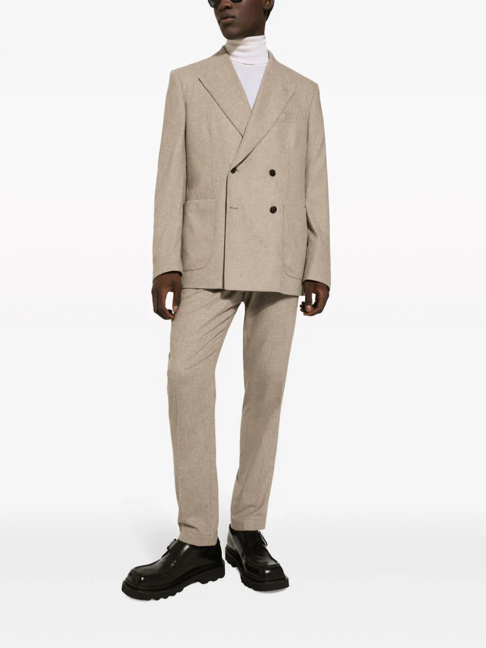 Pressed-Crease Tailored Trousers - Image 2