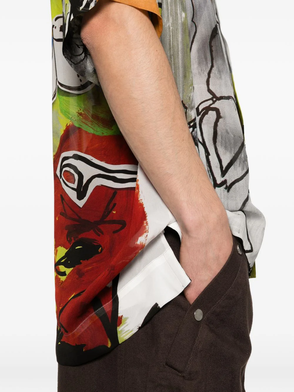 Printed Camp Shirt - Image 3