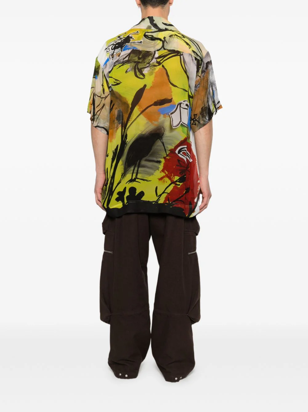 Printed Camp Shirt - Image 4