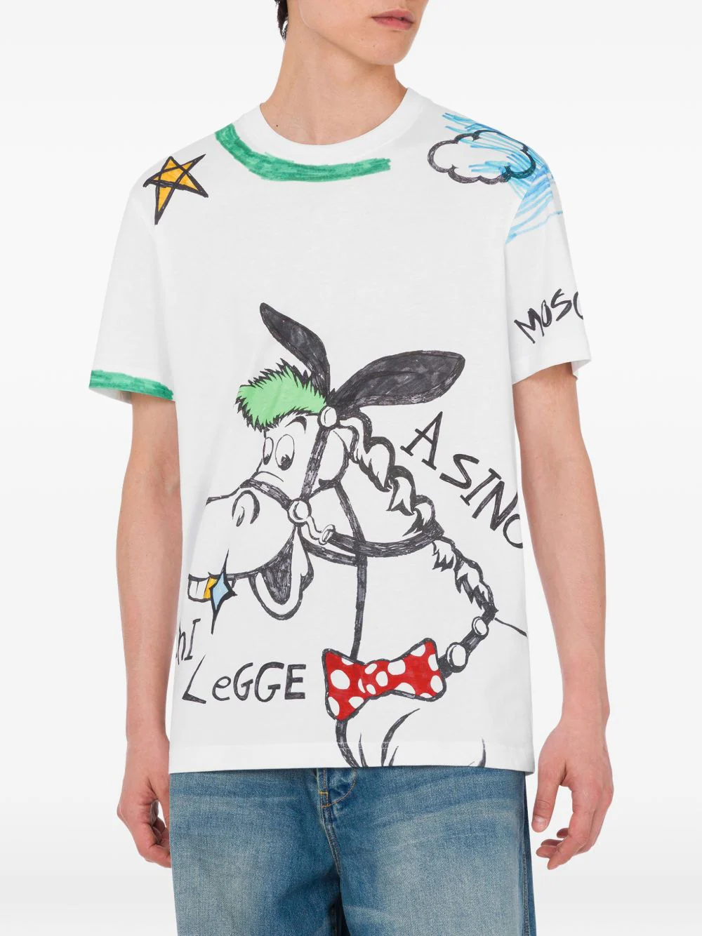 Printed Crew Neck T-Shirt - Image 3