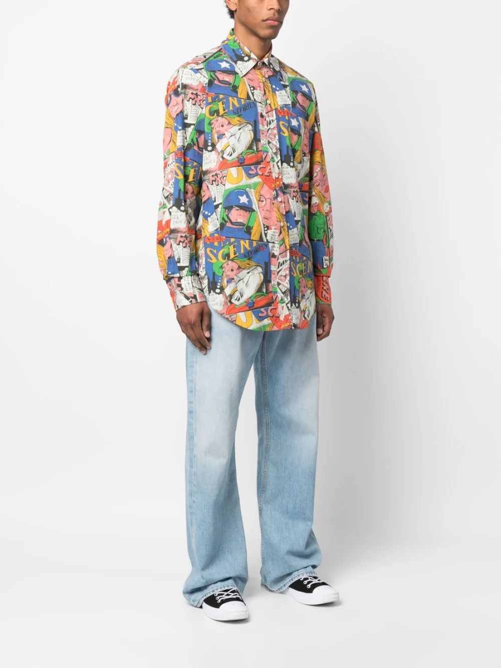 Printed Short-Sleeved Shirt - Image 3