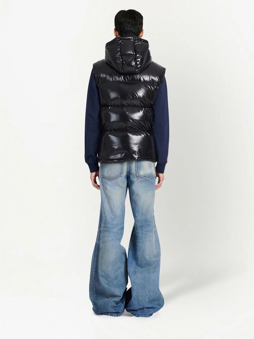 Puffer Hooded Sleeveless Jacket - Image 5