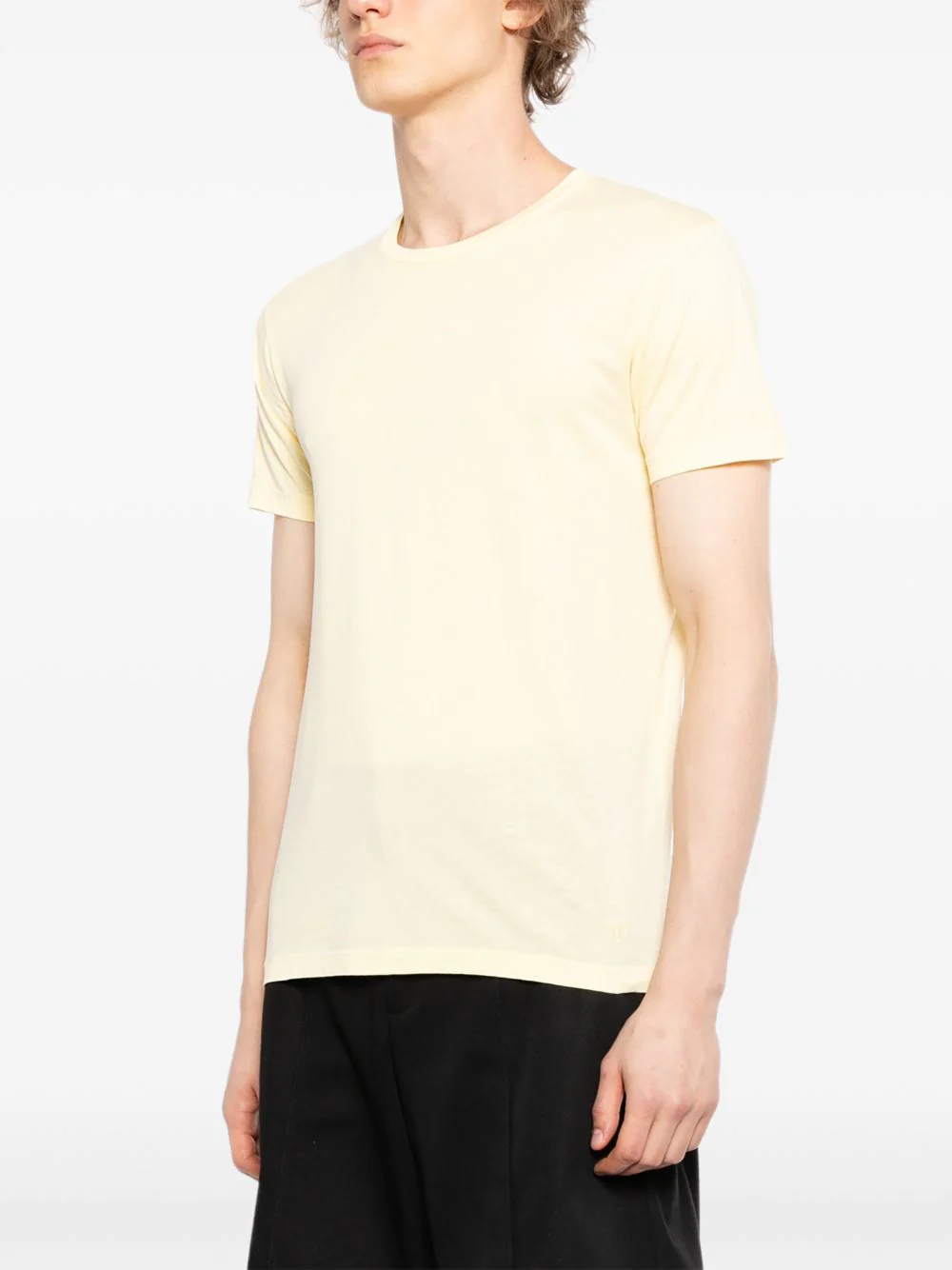 Pure Cotton Crewneck T-Shirt - Image 5