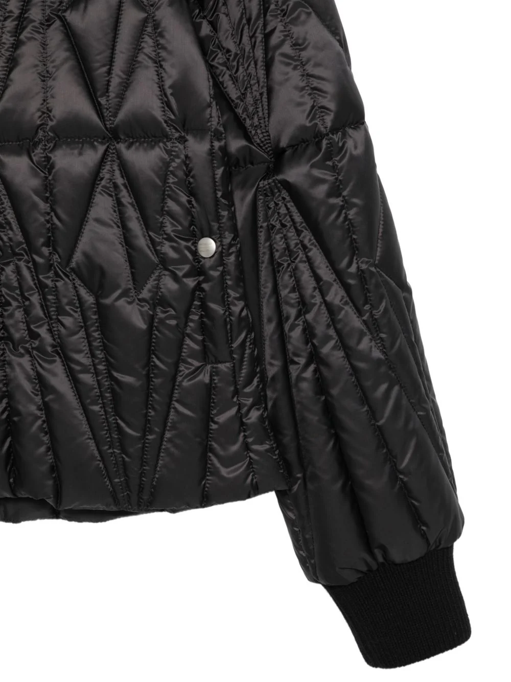 Quilted Bomber Jacket - Image 3